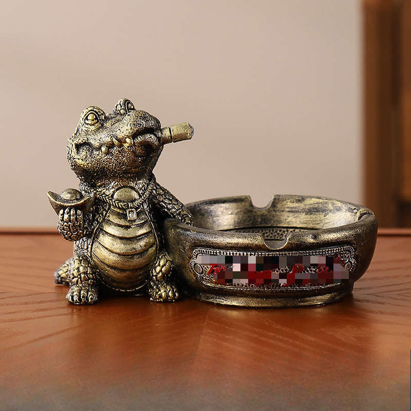 1pc standing posture Big alligator ashtray funny animal anti-ash fly creative high-end atmos