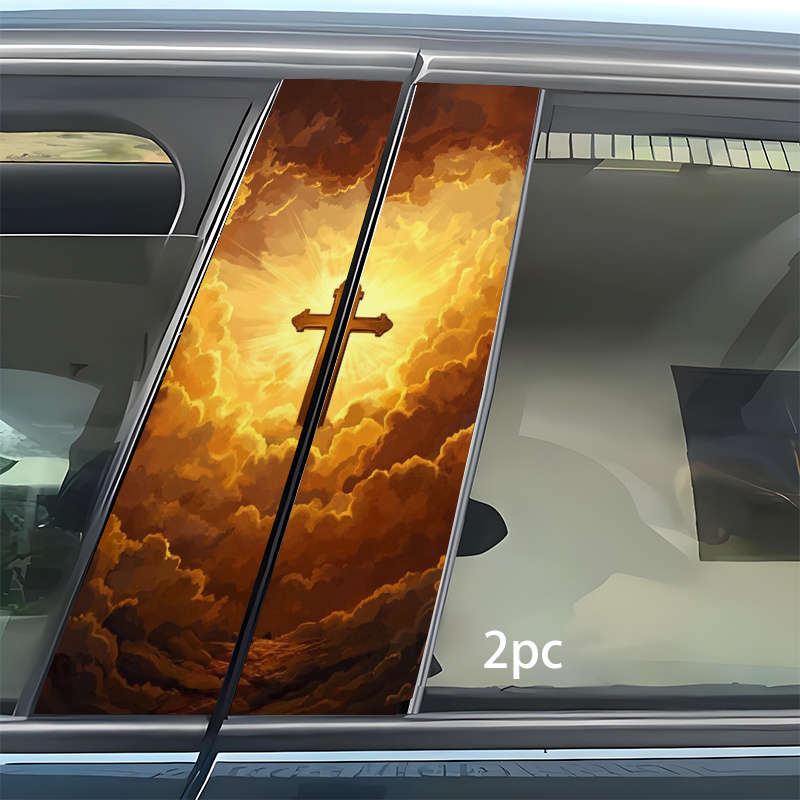 2pc  Jesus Christian Themed Stickers