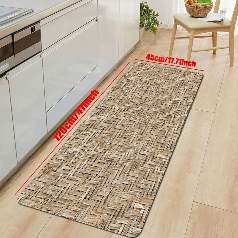 2Pcs 45x75cm And 45x120cm Floor Mat