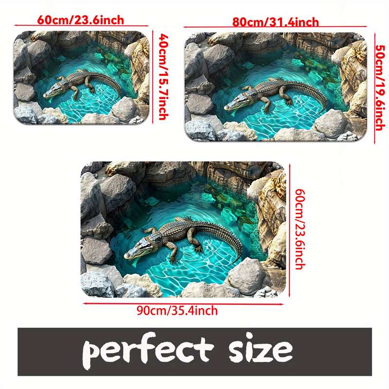 1Pc 50x80cm Floor Mat