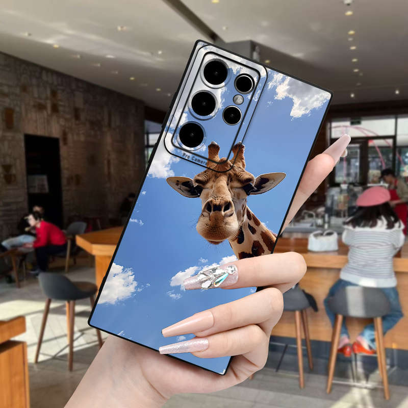 1pc Black For Samsung Galaxy A52 Phone Cases