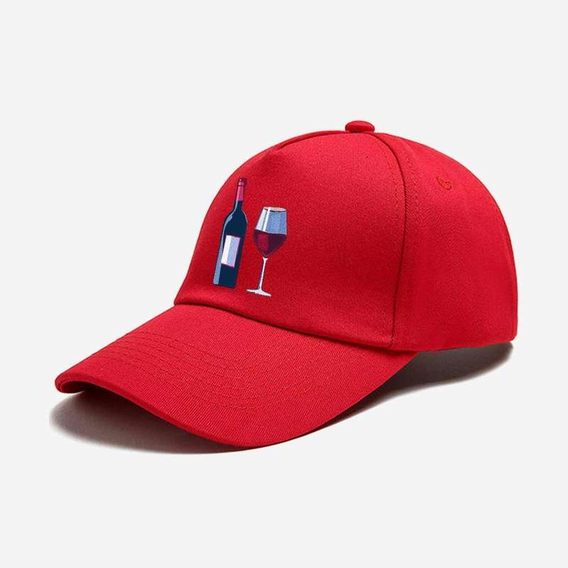1pc Grape Theme Baseball Cap 100% Cotton Adjustable Fit Sun Protection All-Season Wear for Men