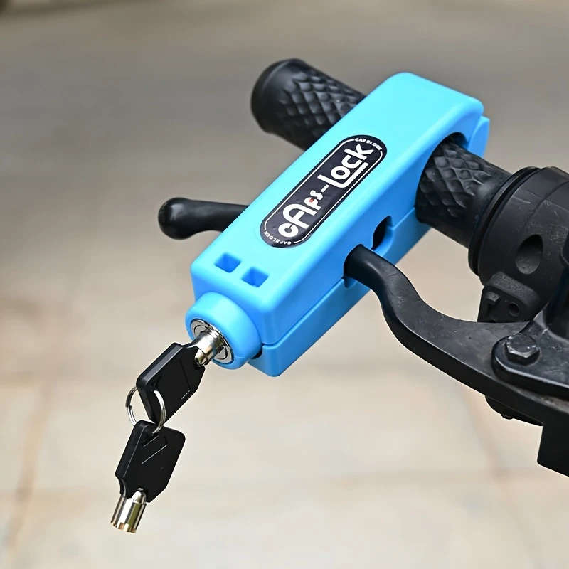 1pc High-Strength ABS Material Portable Anti-Theft Lock Designed Specifically For Bicycles And Motor