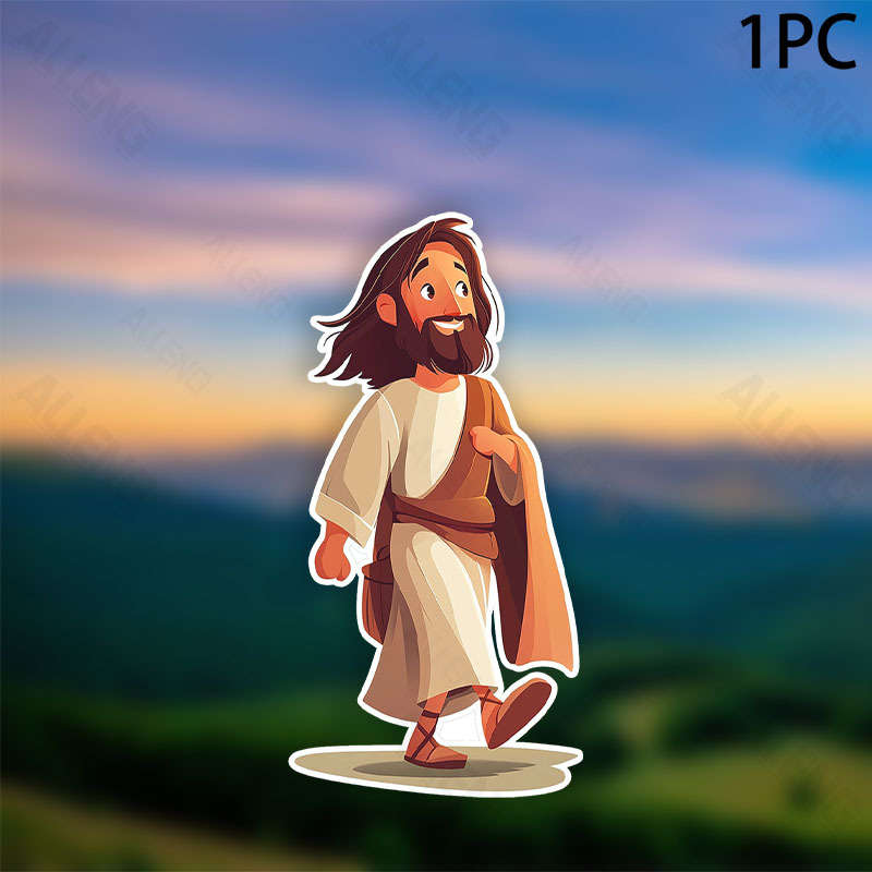 1pc Jesus Christian Themed Stickers
