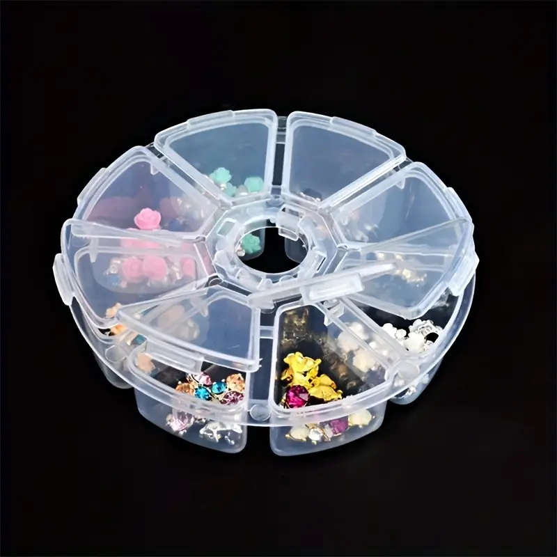 8Grid Diamond Painting Tool Storage Box Organize Jewelry Earrings Necklaces Bracelets Rings Ornament