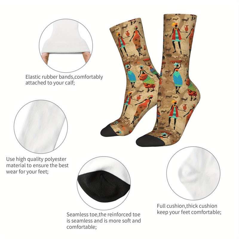 1 Pair Multicolor One Size Socks