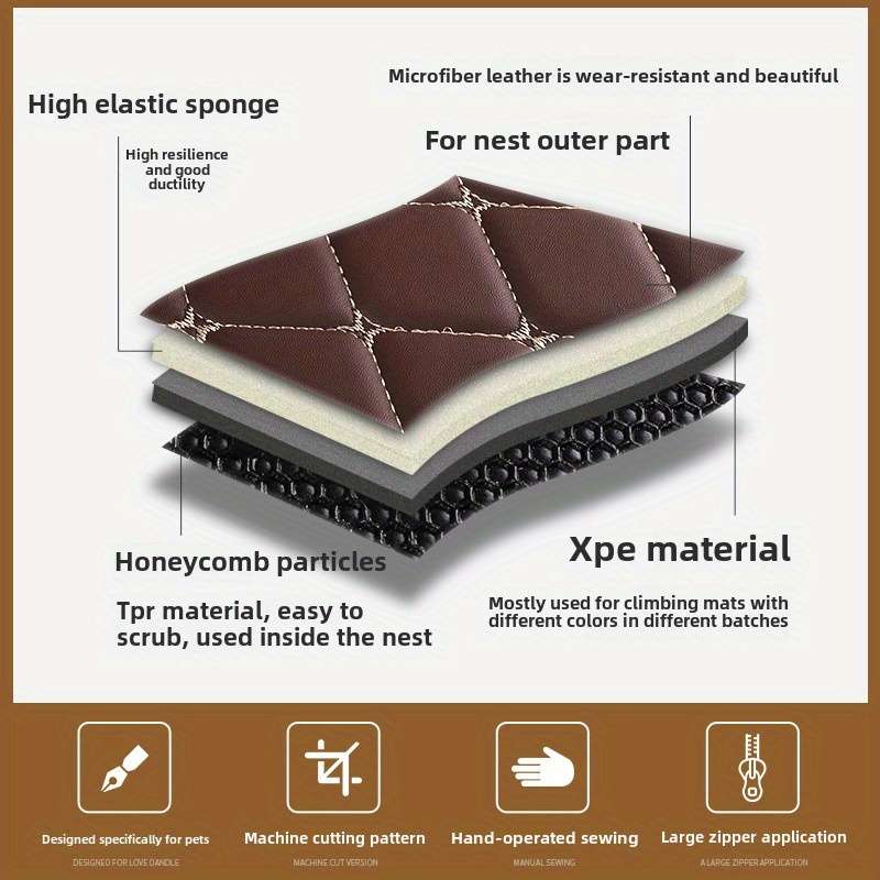 1pc coffee color dome new Stripe size Size S 0.0 2.72 KG Pet Bag