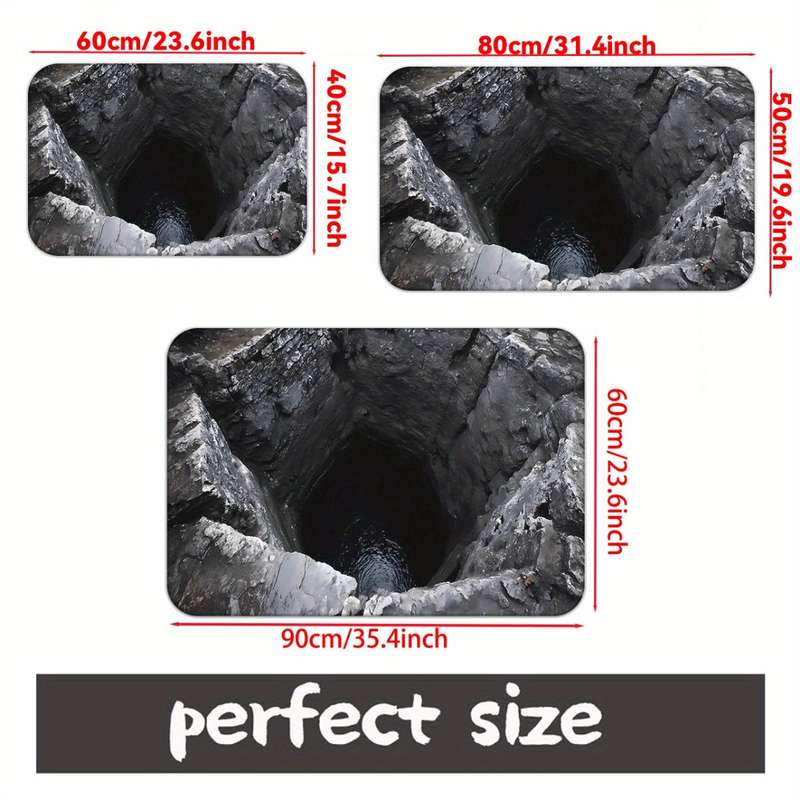 1Pc 15.75x23.62inch 40x60cm Floor Mat