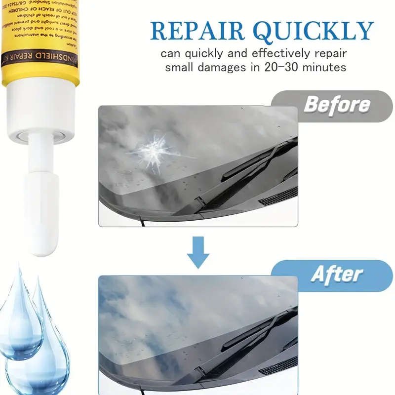 Glass Crack Vanishing Glue