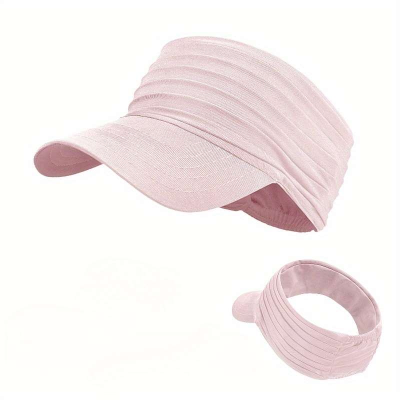 1pc Stylish Unisex Quick-Dry Visor Hat for Spring Summer Breathable Moisture-Wicking Running C