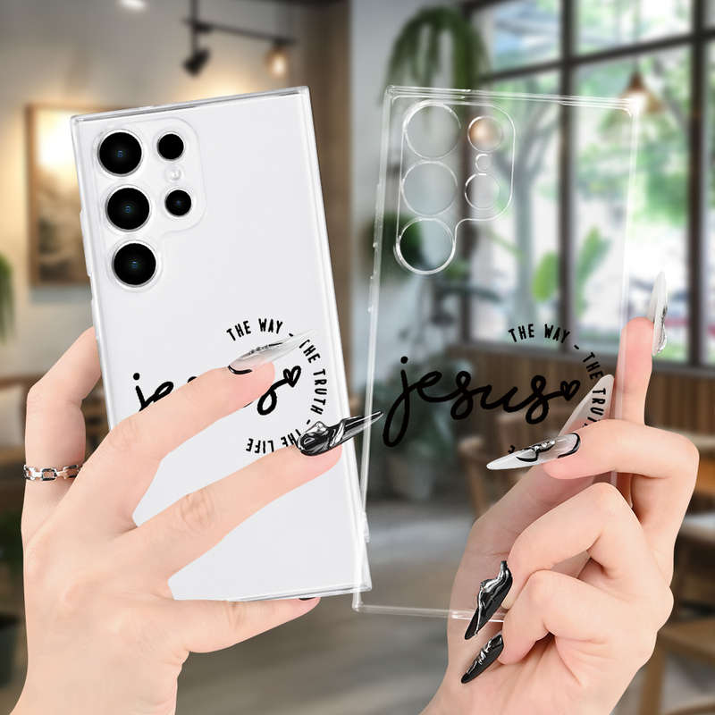 1Ps Transparent For Samsung Galaxy S21 Fe 5G Phone Cases