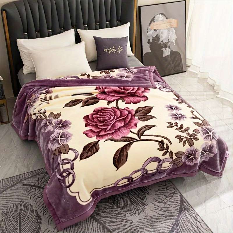 1ps Blanket Color Gray Bean Paste size 200x230cm   78x90inch