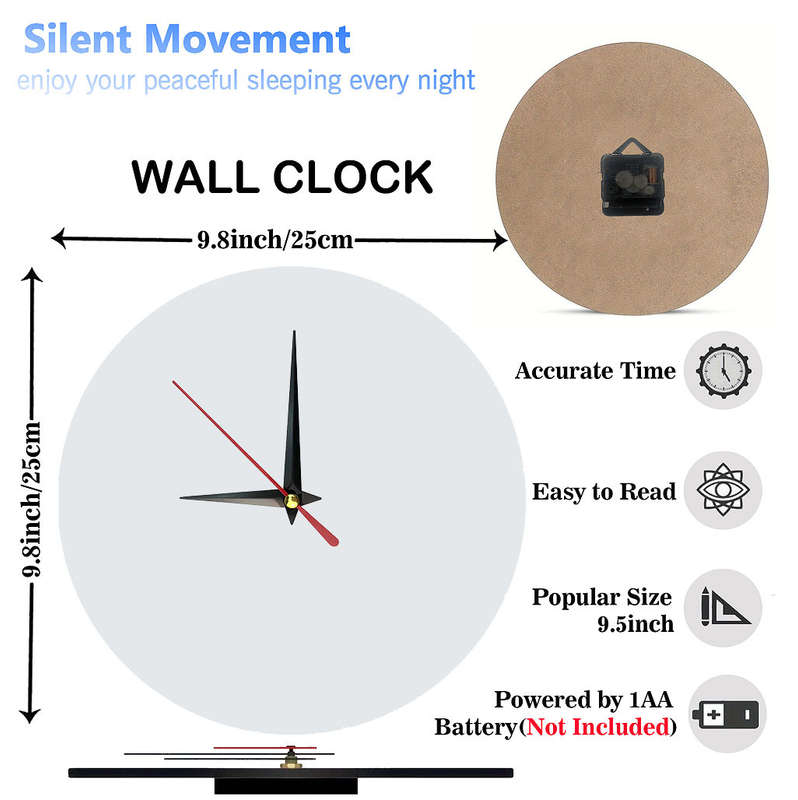 1pc Charming Vintage Chef-Themed Silent Wooden Wall Clock Rustic Farmhouse Decor 24.89cm Round