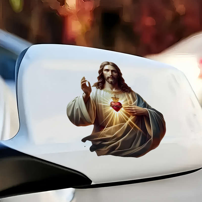 6pcs Jesus Christian Themed Stickers