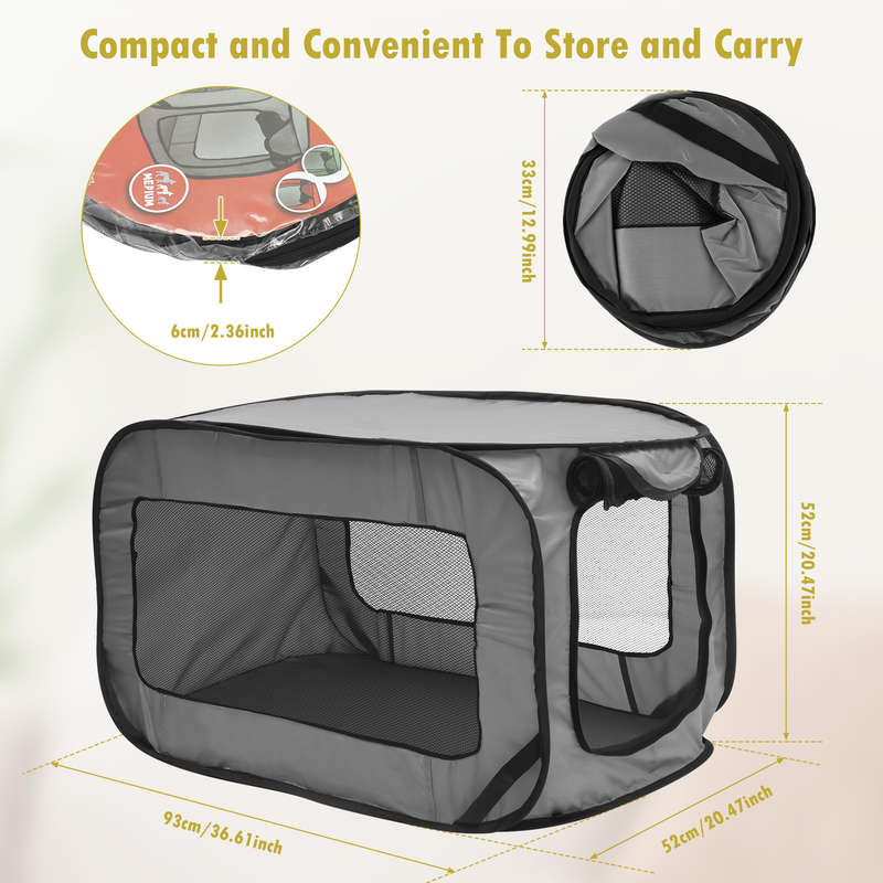 1pc Silvery Gray Pet Bag