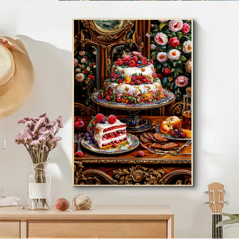 1000pcs Jigsaw Puzzle Still Life Desserts Fruits Large Paper Puzzle for Adults