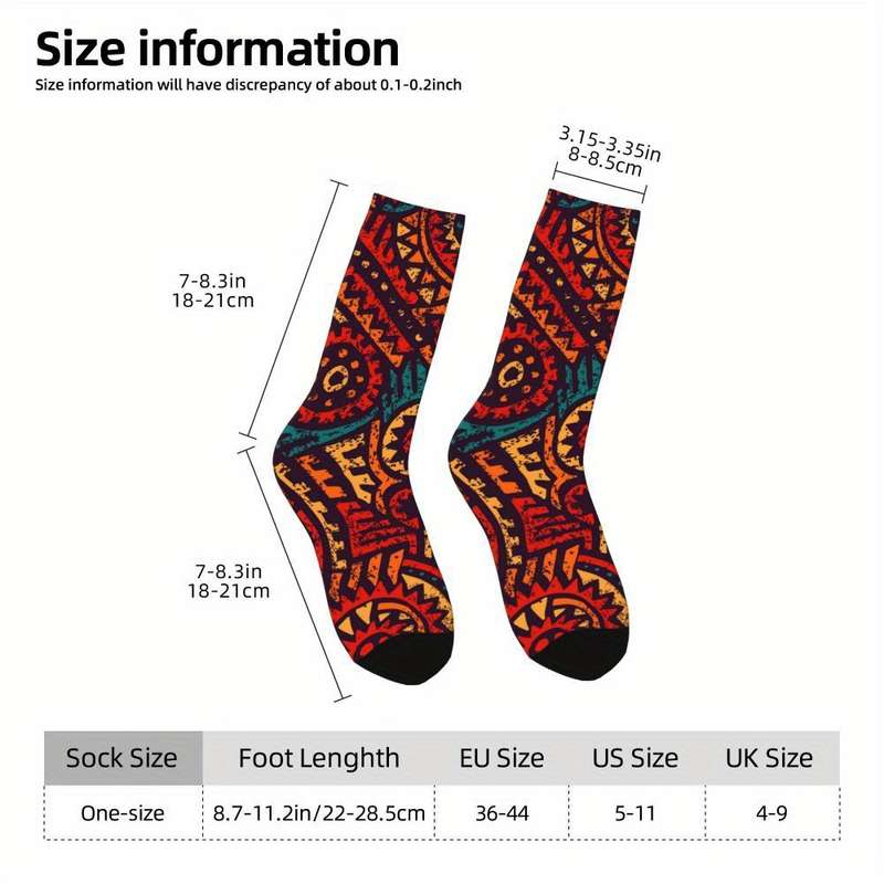 1 Pair Multicolor One Size Socks
