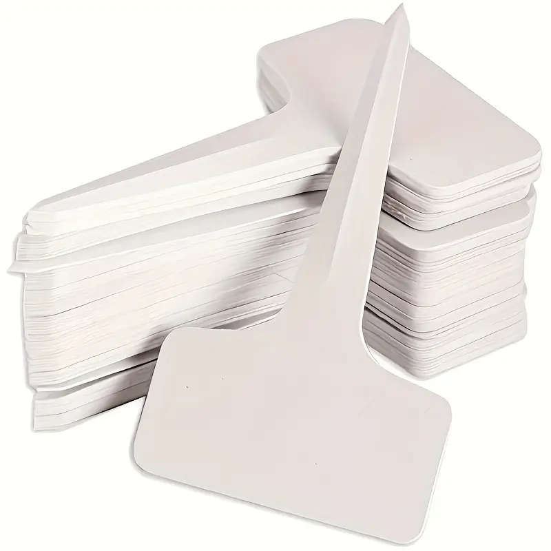 50pcs White Plastic Garden Labels