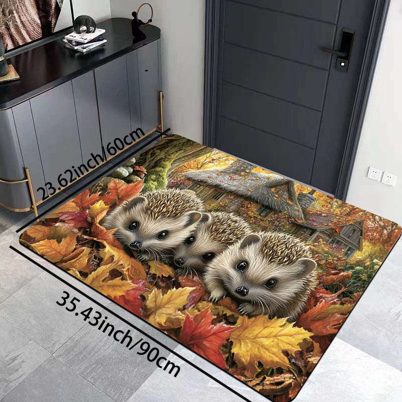 1Pc Yellow 19.69x31.49inch 50x80cm Floor Mat