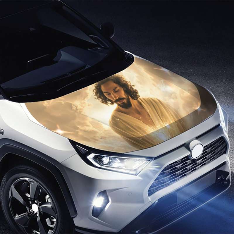 1pc Black Jesus Christian Themed Stickers