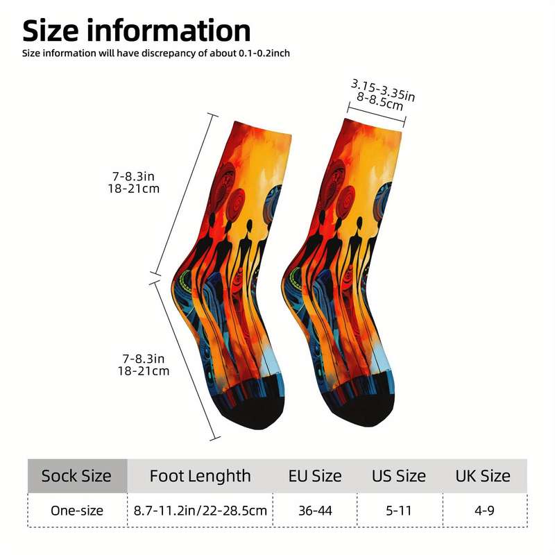 1 Pair Multicolor One Size Socks