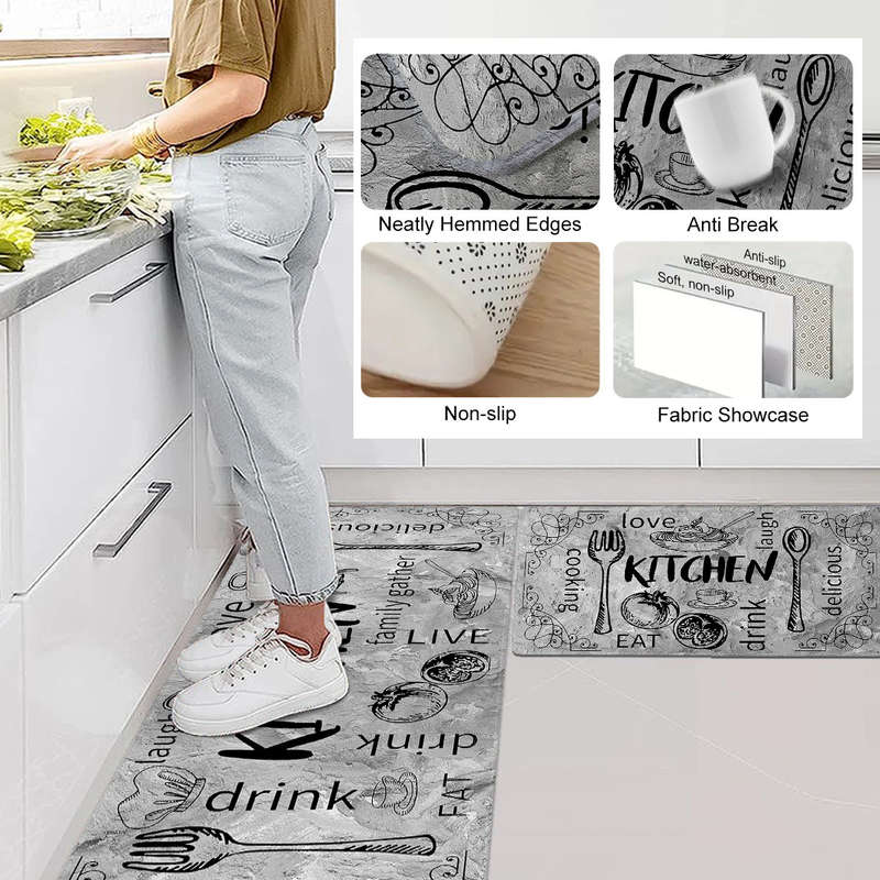 1Pc 16x47inch 40x120cm Floor Mat