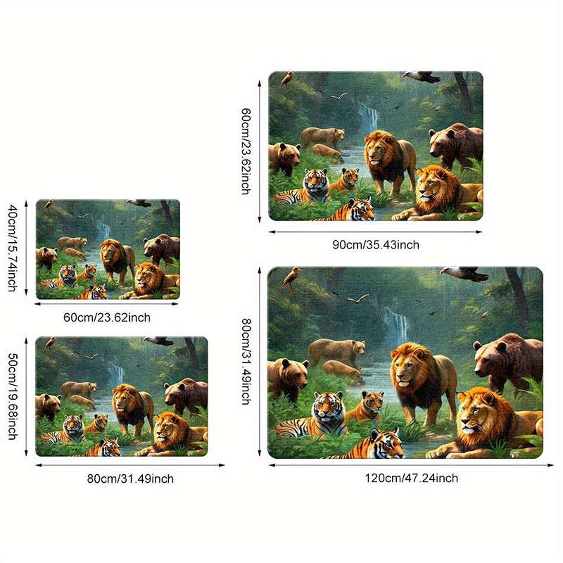 1Pc 15.7x23.6inch 40x60cm Floor Mat