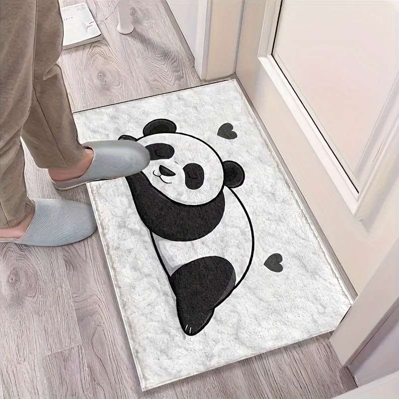 1Pc 19.69x31.5inch 50x80cm Panda Floor Mat