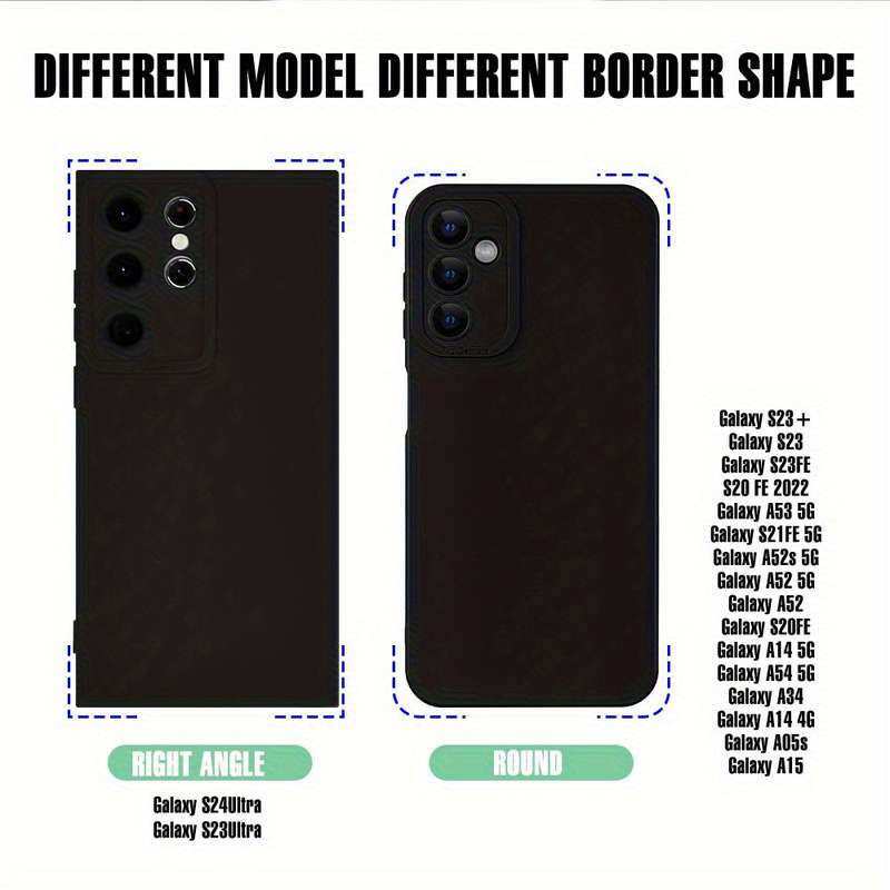 1pc Black For Samsung Galaxy A53 5G Phone Cases