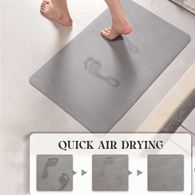 1Pc Gray 40x60cm 15.7x23.6inch Floor Mat