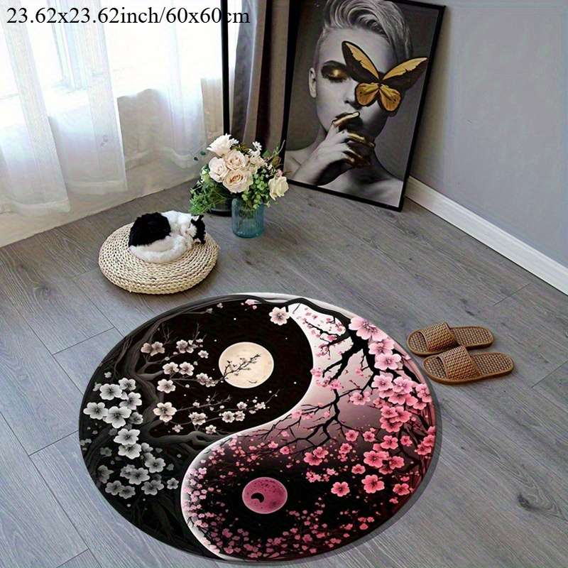 1Pc 47.24x47.24inch 120x120cm Floor Mat