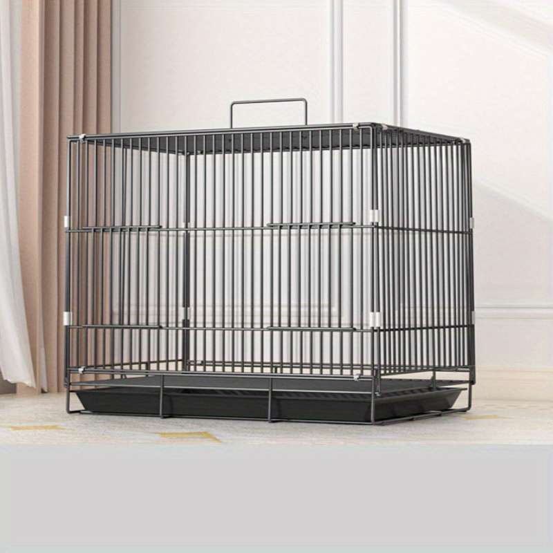 1pc Crates + Trays + Feed Troughs + Stand Poles size 51*39*35cmPet Cage