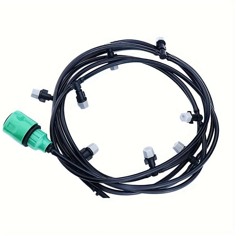 10Meter Durable Plastic Garden Irrigation System With 10 Adjustable Sprinklers Perfect For Lawn