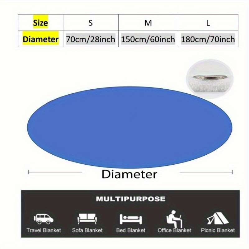 1ps Blanket Size 180X180Cm 70.87X70.87In