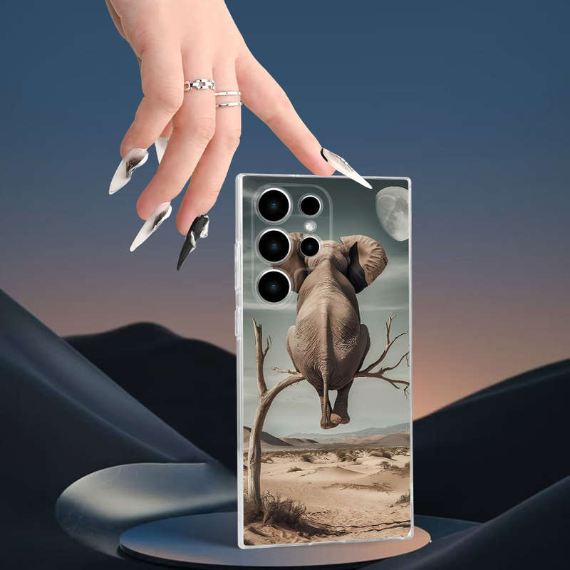 1pc Transparent For Samsung Galaxy S25 Ultra Phone Cases