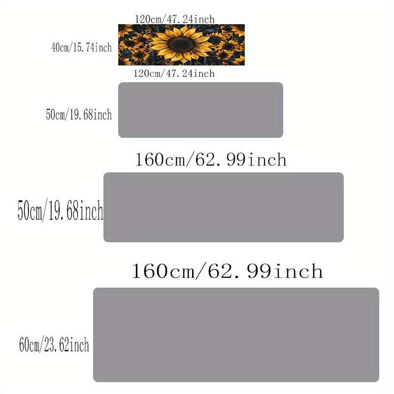 1Pc 60x160cm Floor Mat