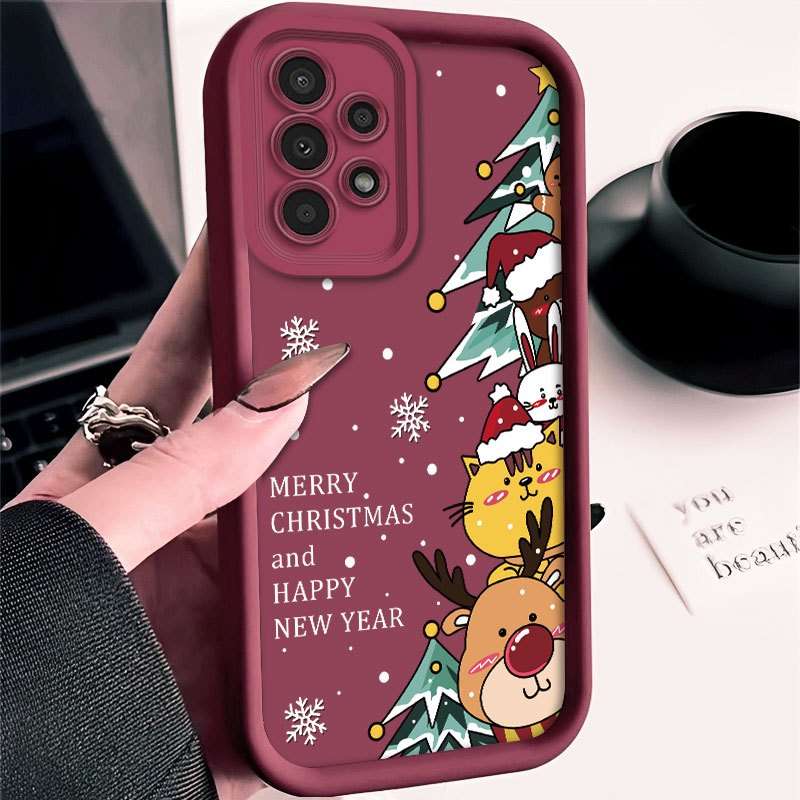 1pc  Red  For Samsung Galaxy A52 Phone Cases
