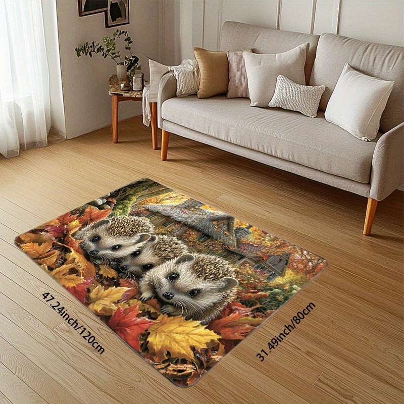 1Pc Yellow 19.69x31.49inch 50x80cm Floor Mat