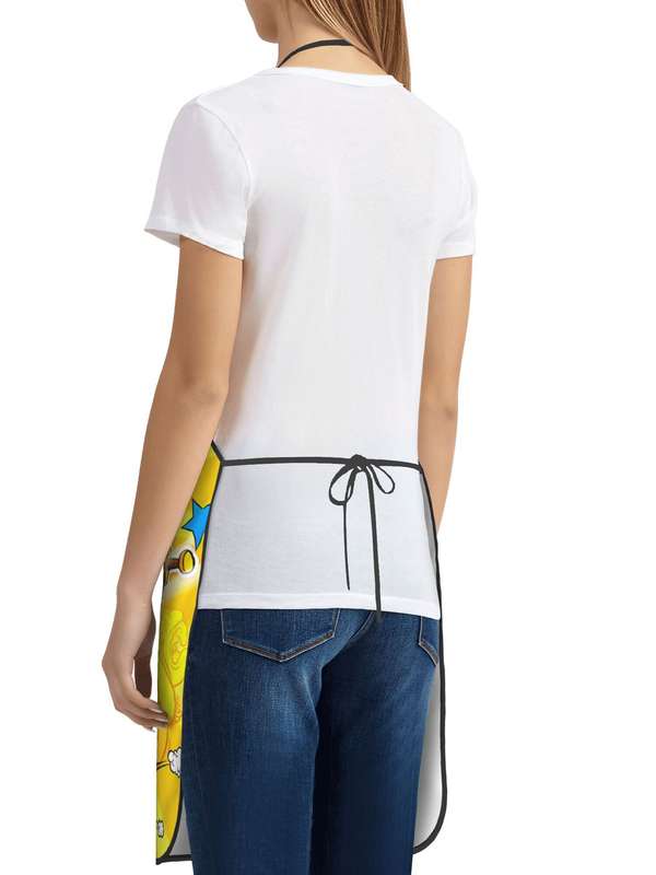 1pc BIIHUDU Anime Apron for Men Women Retro Style Astrix Oblix Graphic Print Durable Kitch