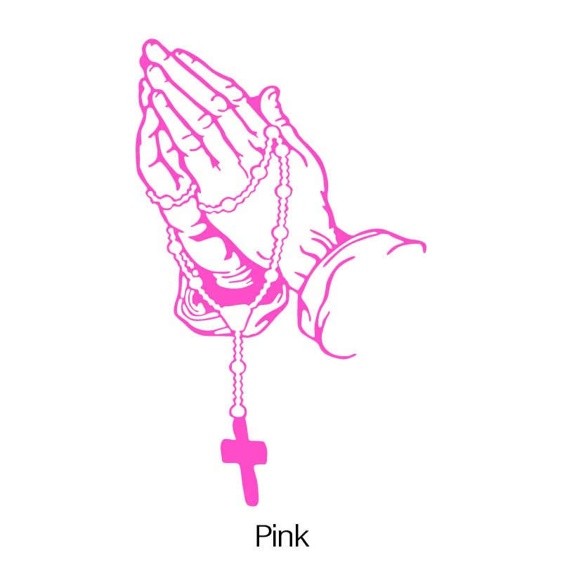 1pc Pink Jesus Christian Themed Stickers