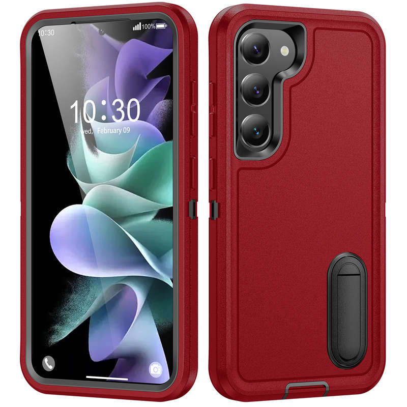 1pc Red Add  Black For Samsung Galaxy S23 Phone Cases