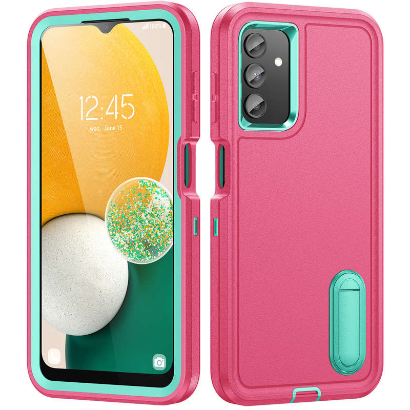 1pc Clear Add  Orange For Samsung Galaxy S23 Ultra Phone Cases