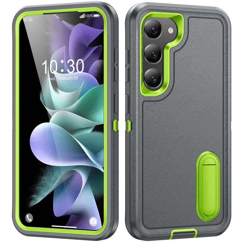 1pc Gray Add  Green  For Samsung Galaxy S23 Phone Cases