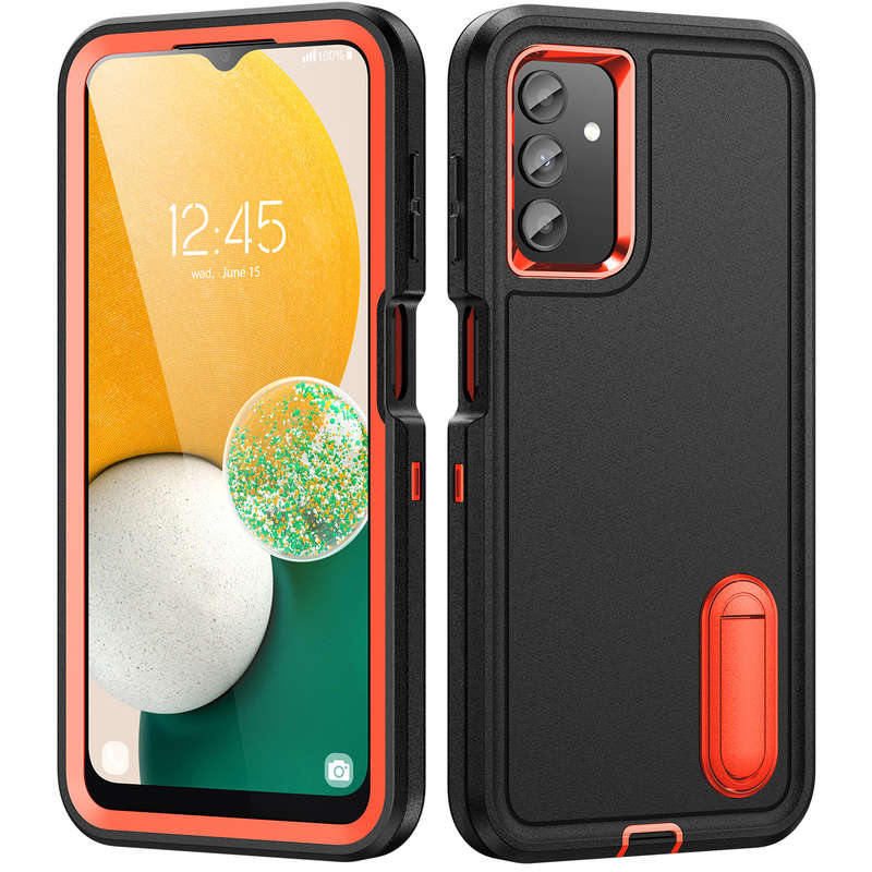 1pc Black Add  Orange For Samsung Galaxy A13 5G Phone Cases