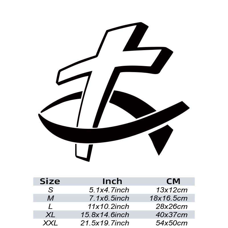 1pc Black Jesus Christian Themed Stickers