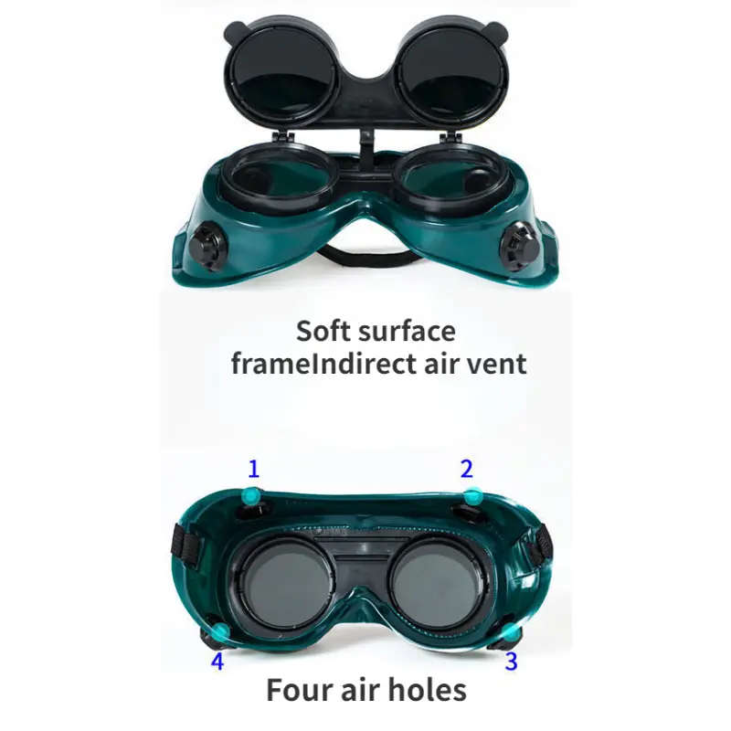 1pc Electric Welding Goggle Electric Welding Protective Goggles Welder's Strong Light Protective
