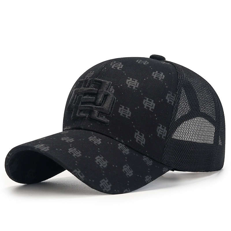 1pc The Stylish Baseball Cap For Women With A Full Golden Print And Three-dimensional Embroidery On
