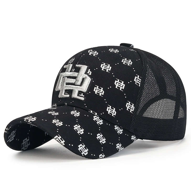 1pc The Stylish Baseball Cap For Women With A Full Golden Print And Three-dimensional Embroidery On