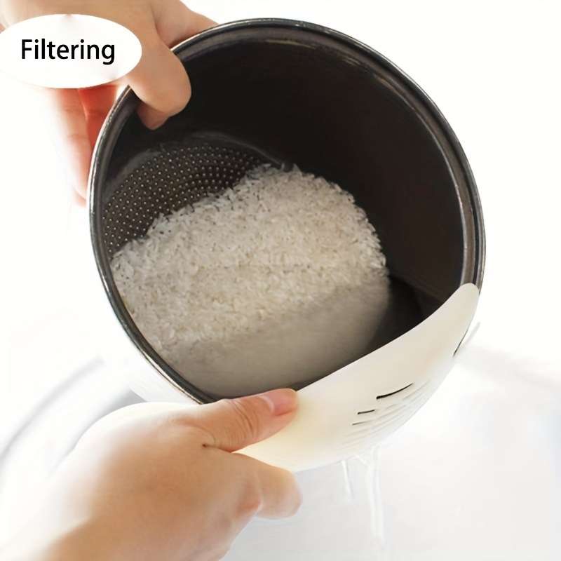 1pc Versatile Silicone Clip-On Strainer an Ideal Kitchen Tool for Your Cookware