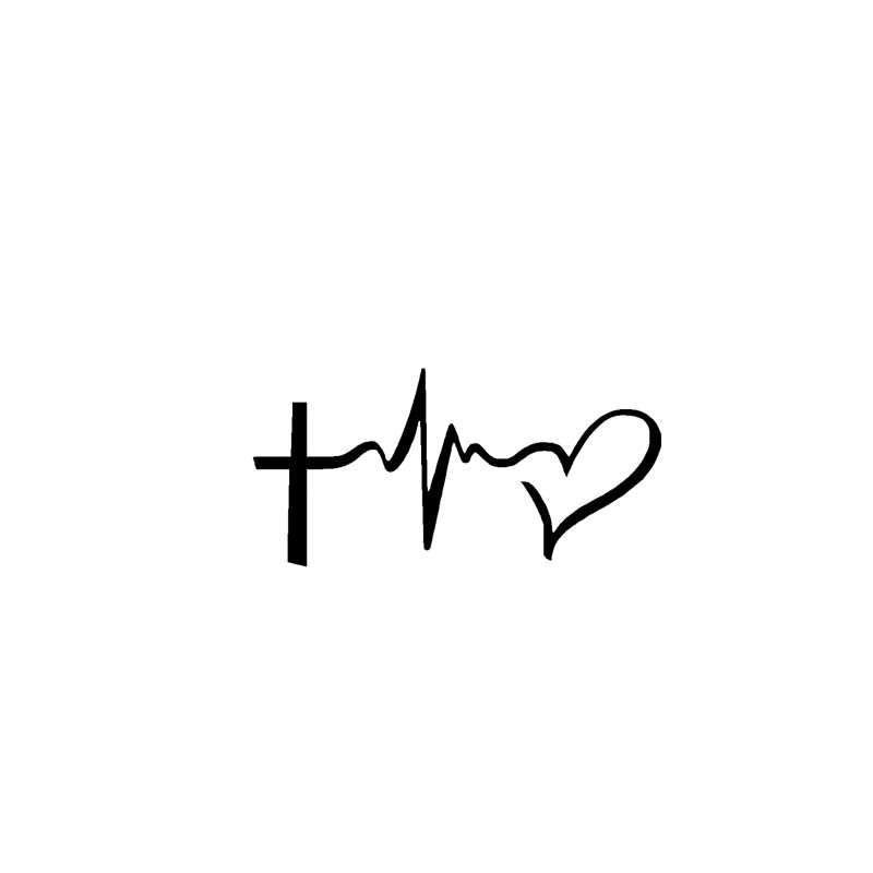 1pc Laser Jesus Christian Themed Stickers